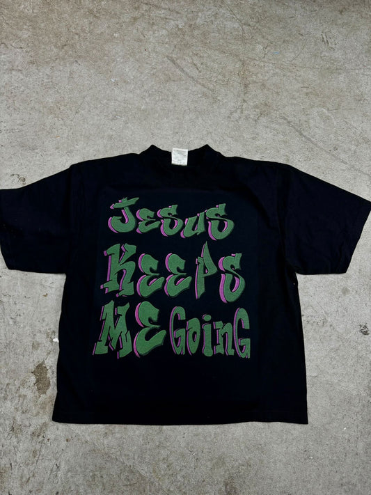 Jesus keeps me going 2 layer tee